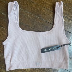 SET ACTIVE - SCULPTFLEX - Box Cut Bra - Amethyst